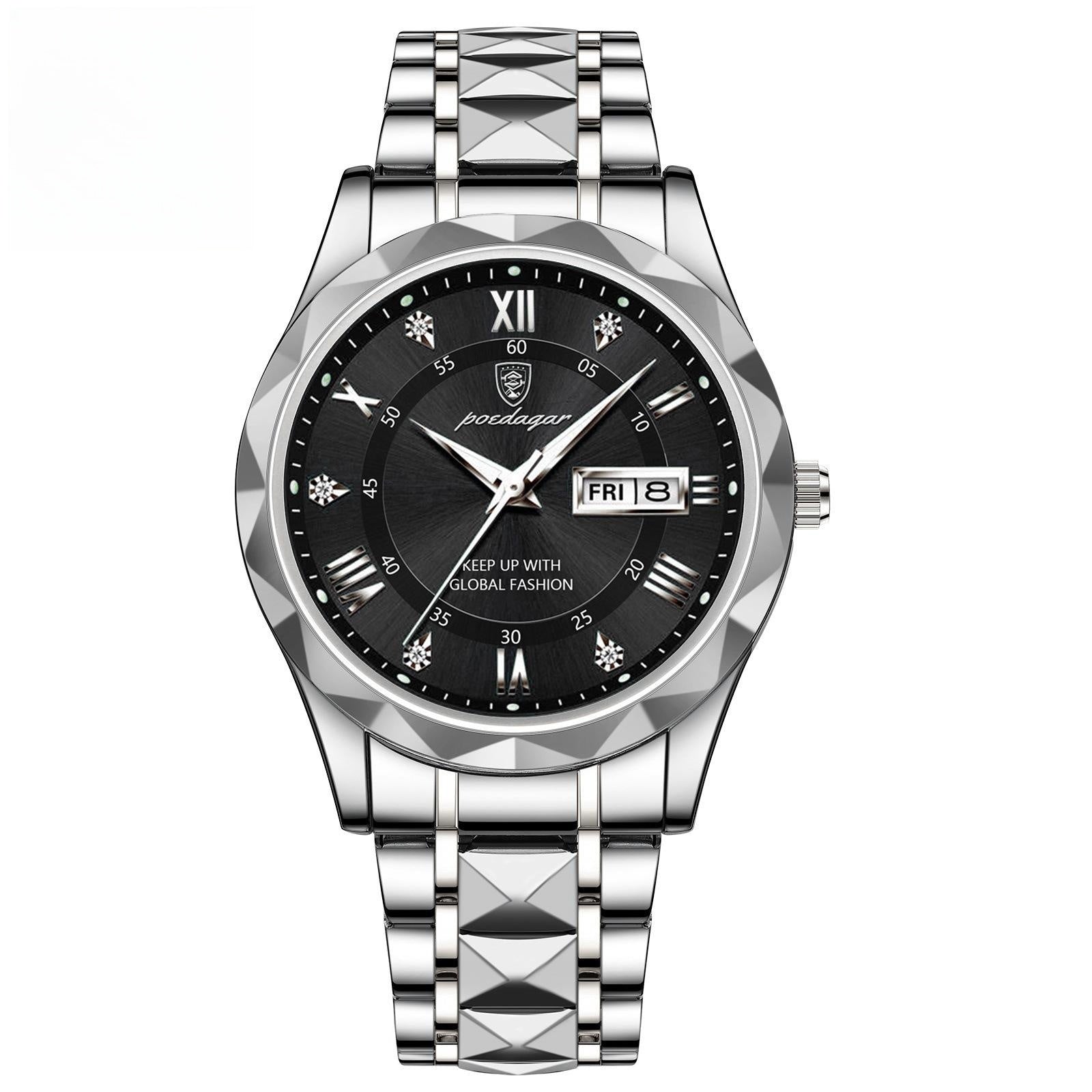 Luminous Dual Calendar Watch