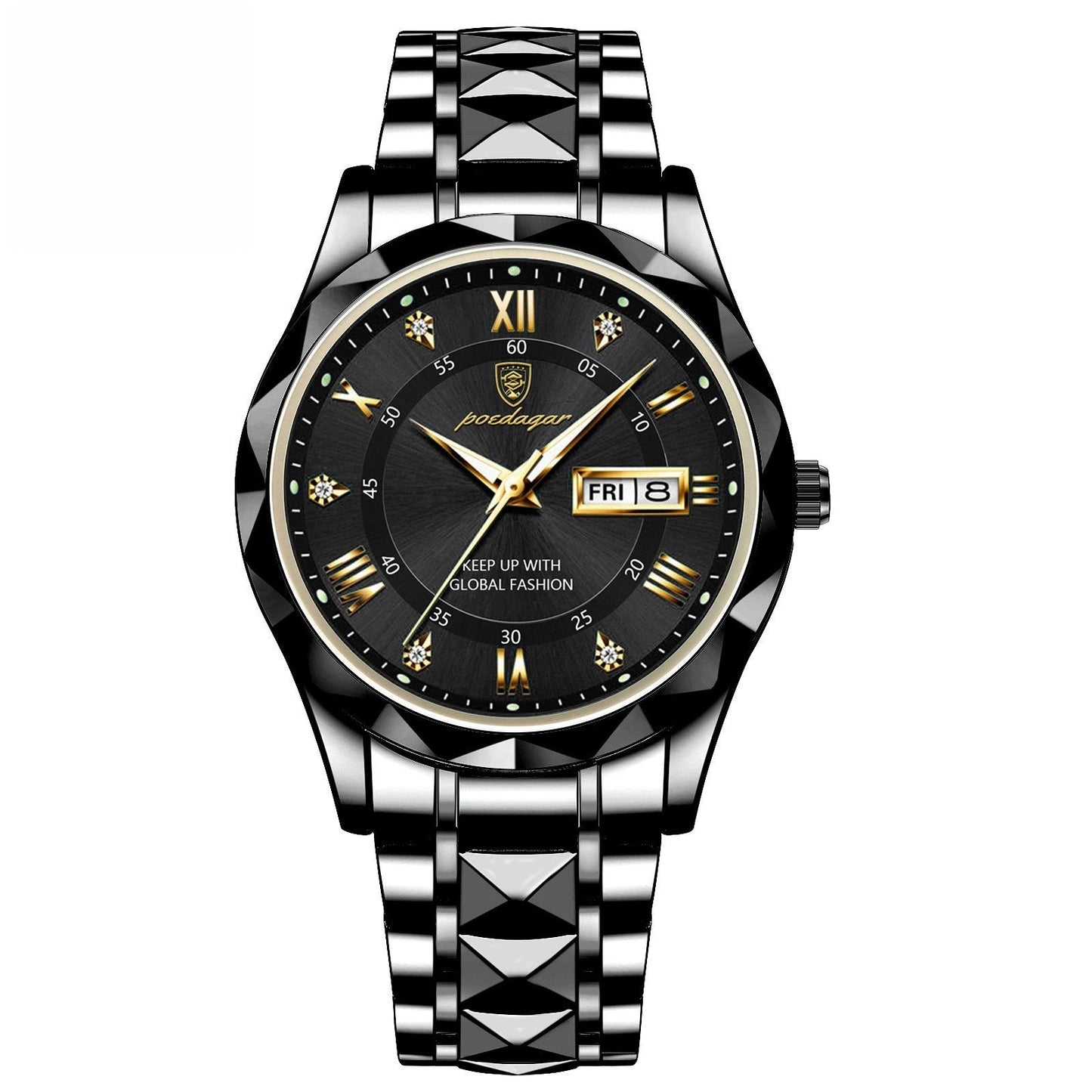 Luminous Dual Calendar Watch