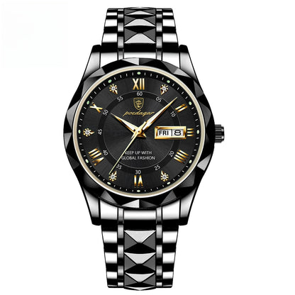 Luminous Dual Calendar Watch