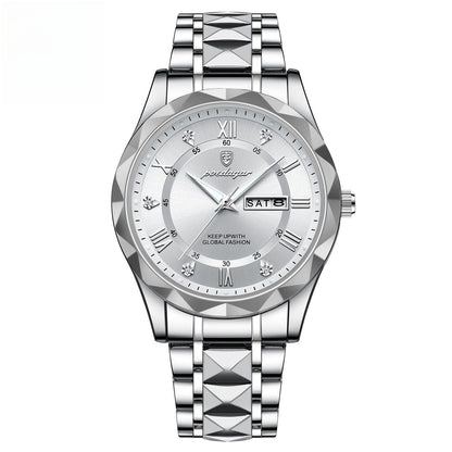 Luminous Dual Calendar Watch