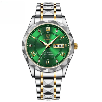 Luminous Dual Calendar Watch